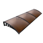 1x3m DIY Window & Door Awning Cover – UV Resistant, Waterproof, Brown