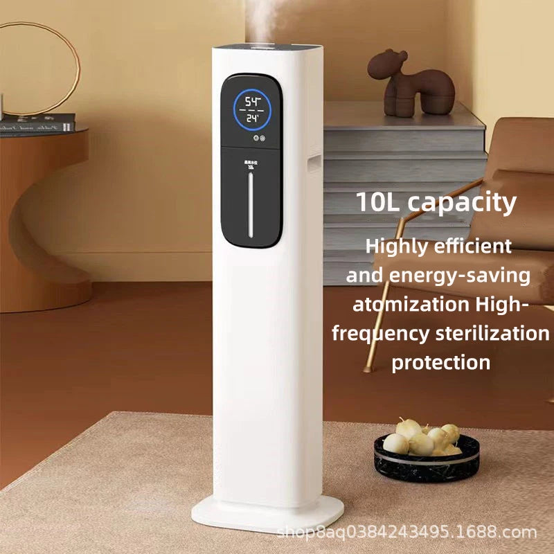 Floor Standing Cool Mist Humidifier with 12L Tank for Home and Office