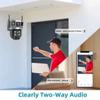 WiFi Solar Security Camera with 32GB and Night Vision
