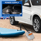 12V Electric SUP Air Pump with Digital Display, Auto Shut-Off & 6 Nozzles – 20PSI