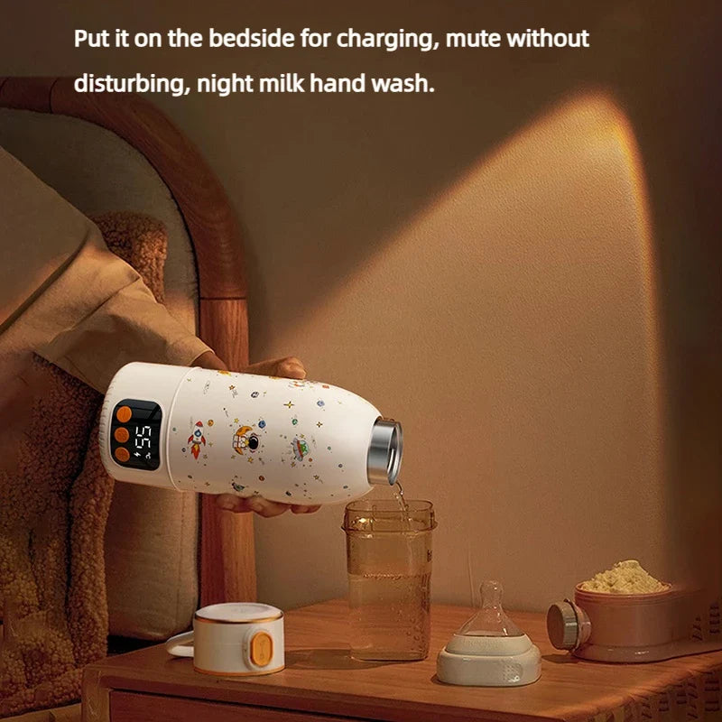 Portable 500ml Wireless Electric Kettle with Fast Charging
