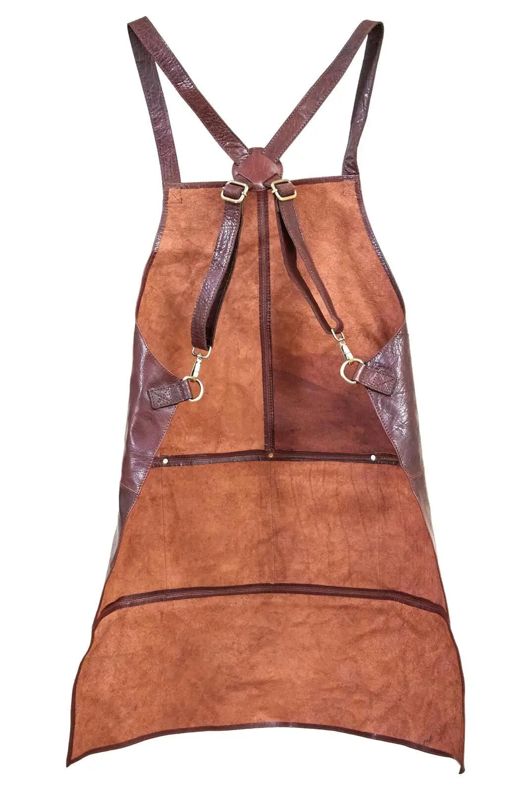 2-Pack Leather Aprons with Pockets