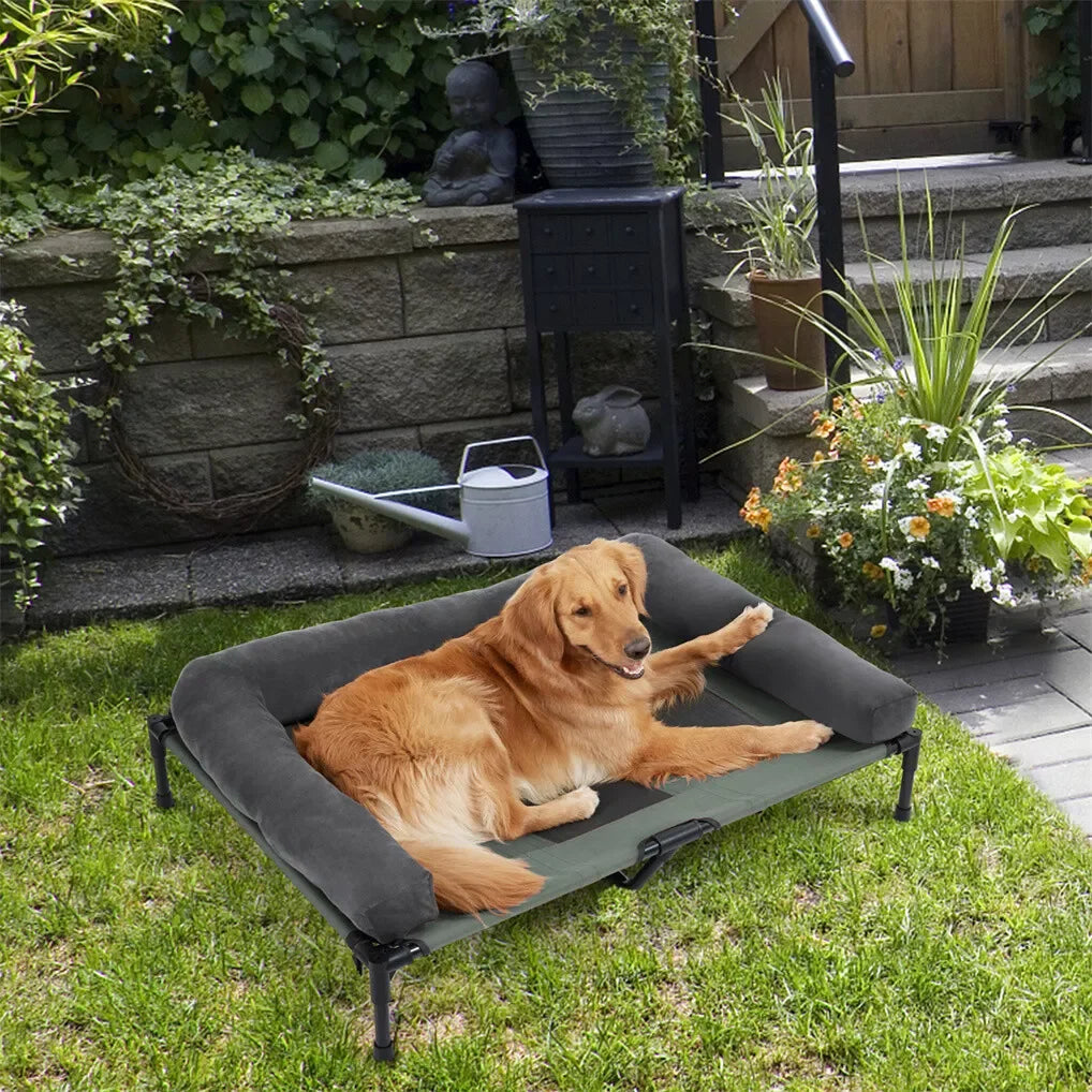Portable Elevated Dog Cot for Indoor and Outdoor Comfort