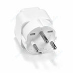 Compact 3-Pin Wall Socket Adapter for International Travel Use