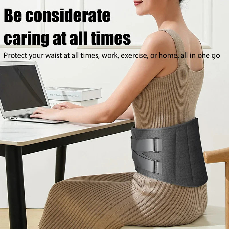 Cordless Heating Waist Massager with 3-Level Vibration Relief