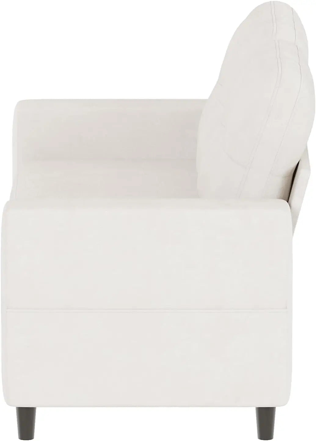 Modern 2-Seater Loveseat Sofa 132cm Tufted Back, Upholstered Small Couch for Living Room & Apartments