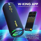 Waterproof Outdoor Bluetooth Speaker with 24Hr Battery & TWS Black