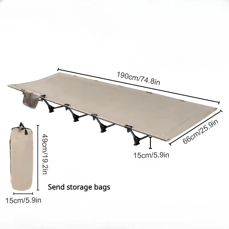Ultralight Compact Camping Bed for Hiking, Travel and Outdoor Adventures