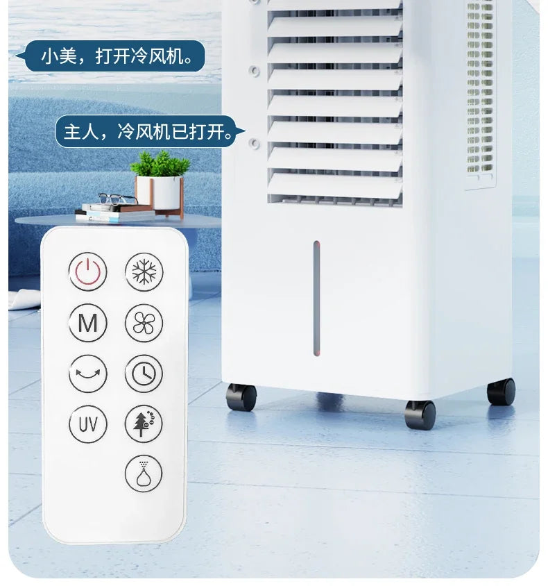 Compact Water Air Cooler Fan for Home & Office