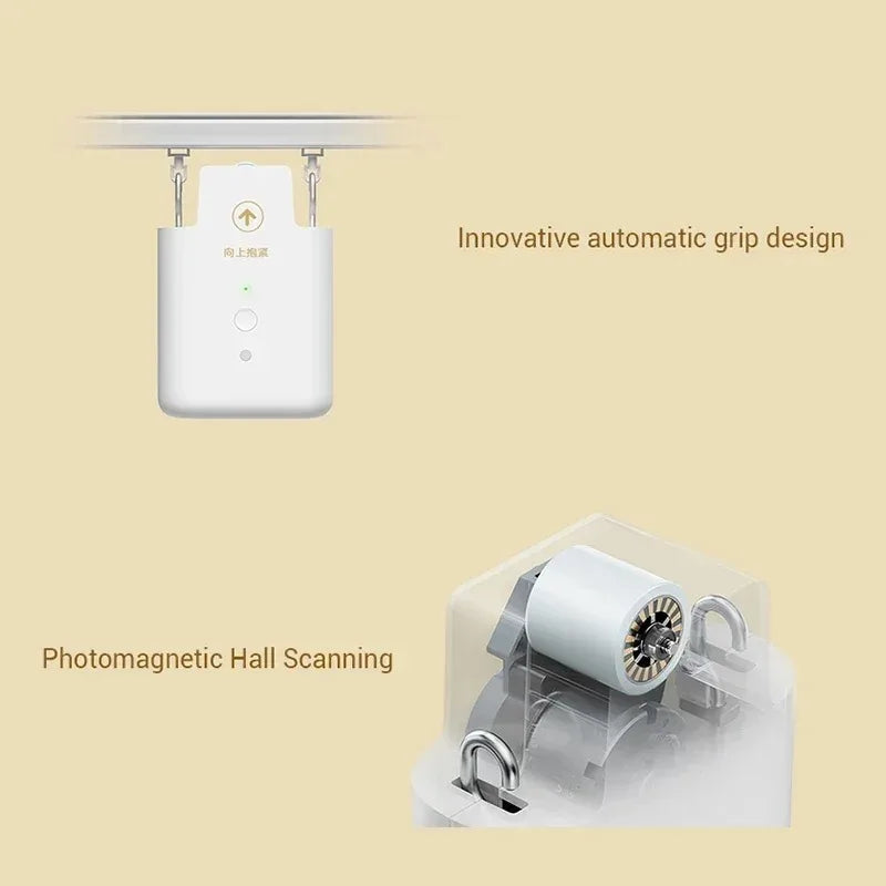 2-Pack Smart Electric Curtain Motors – Track Compatible, App Control, 6400mAh Battery