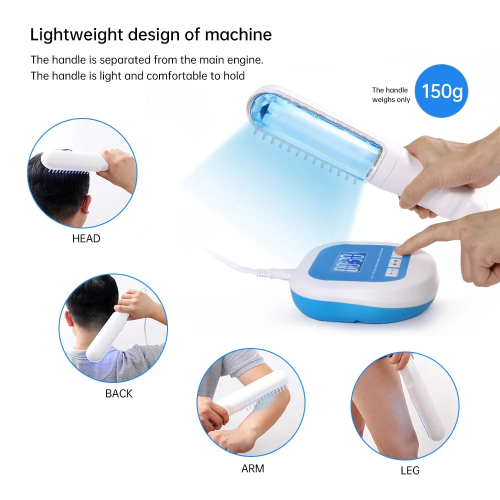 UVB Phototherapy Device for Home Skin Care Relief
