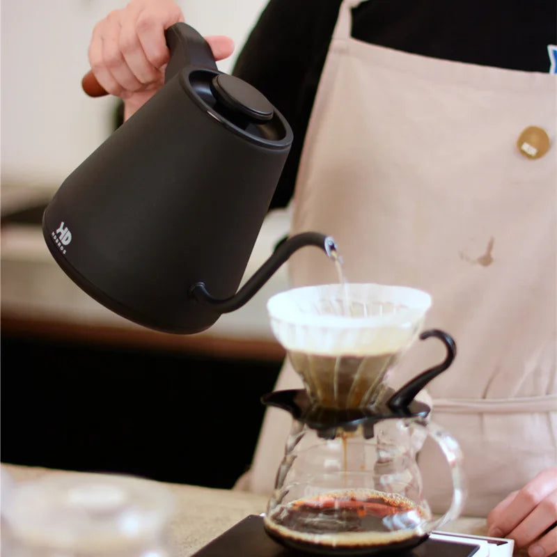 0.8L Electric Pour Over Coffee Kettle – Fast Boil, Anti-Dry Protection, Gooseneck Spout