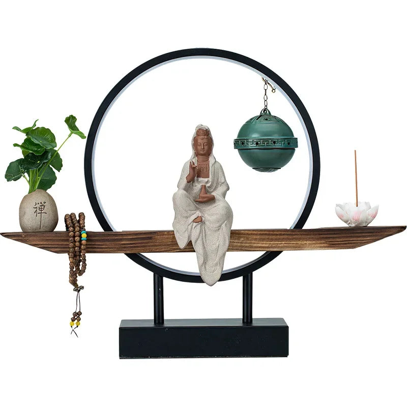 Chinese Style Backflow Incense Holder for Home Decoration