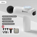 Cordless Percussion Massager with 8 Heads and Travel Bag
