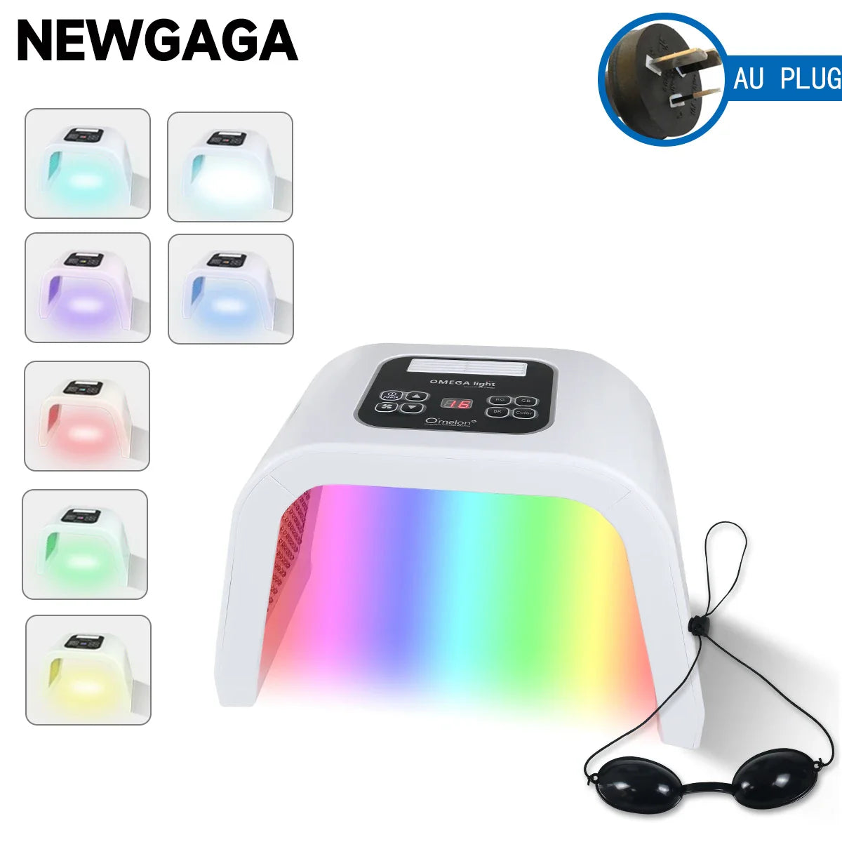 LED Light Therapy Facial Mask – Anti-Aging AU Plug