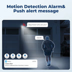 Smart Outdoor IP Camera with 4K Zoom & Detection