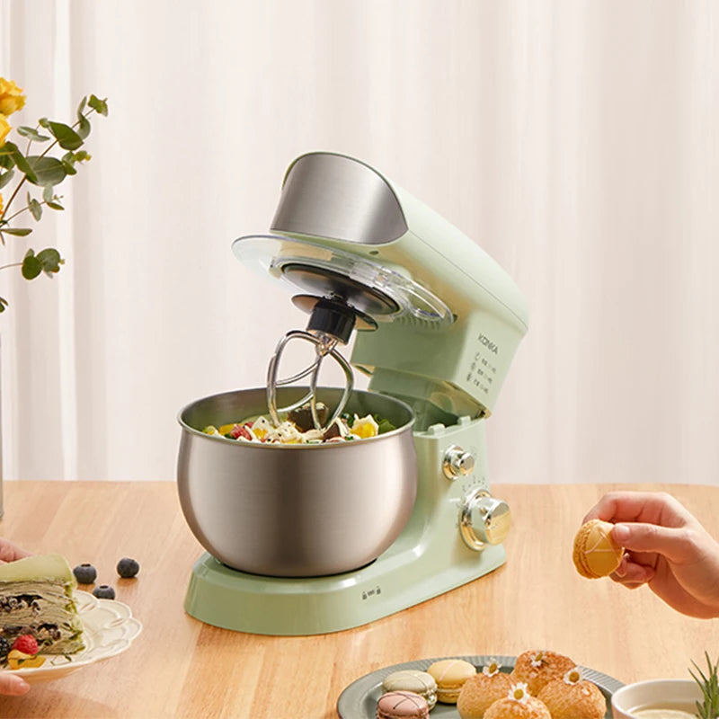 Home Kitchen Stand Mixer with Tilt-Head Design and Beater Attachments – 5L, 1200W
