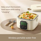 Rechargeable 500ml Travel Lunch Box with Water-Free Heating