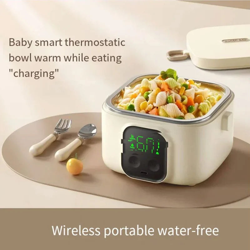 Rechargeable 500ml Travel Lunch Box with Water-Free Heating