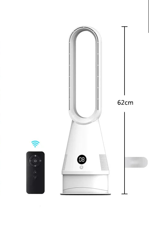 3-in-1 Bladeless Fan with Air Purifier Remote & Timer 45W for Home & Office