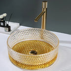 Italian Style Crystal Sink for Hotel or Home Vanity