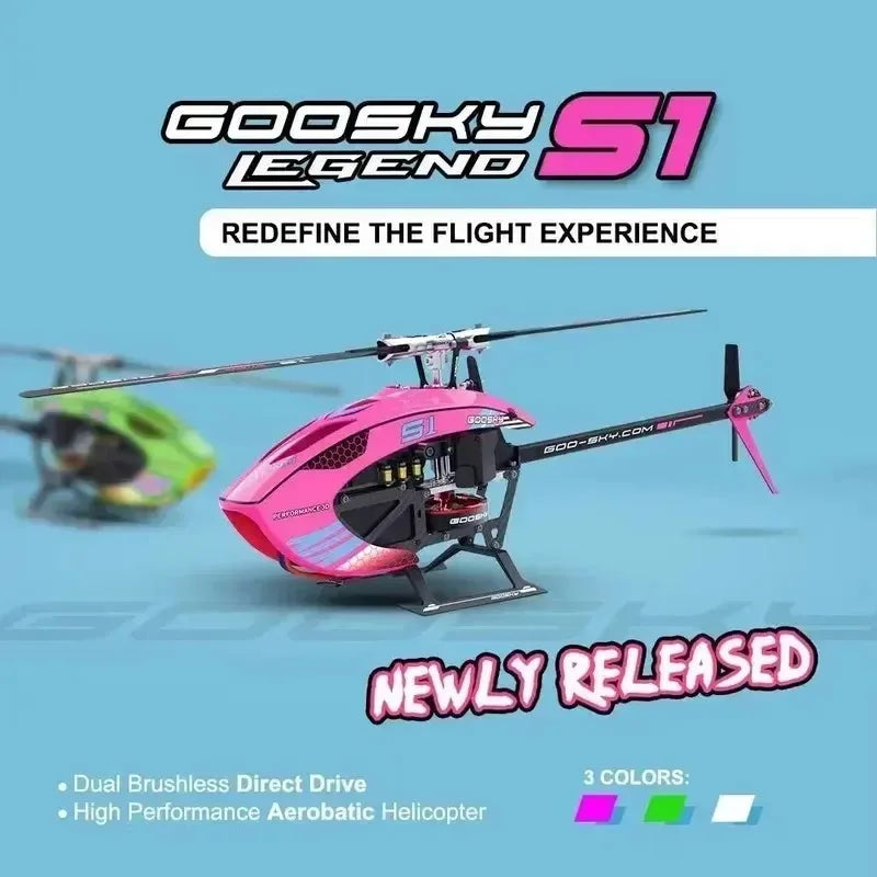 Dual Motor RC Helicopter for 3D Indoor Outdoor Flight