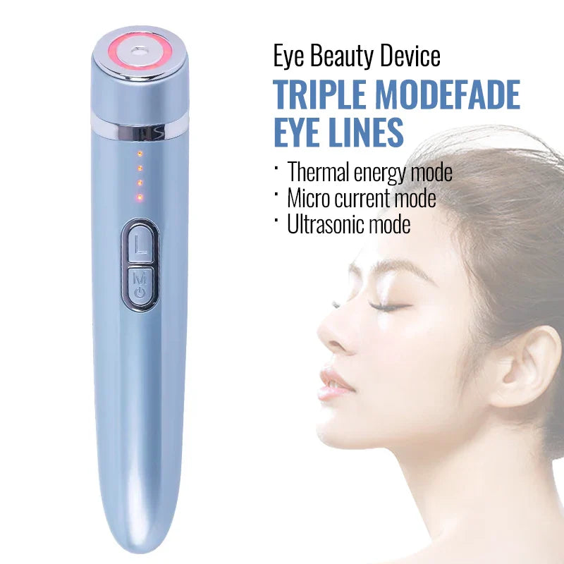 Eye Massager Electric Heated Vibration Anti-Aging Pen