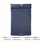 Portable Double Inflatable Camping Mattress Self-Inflating Sleeping Pad for Hiking, Beach & Outdoor Adventures
