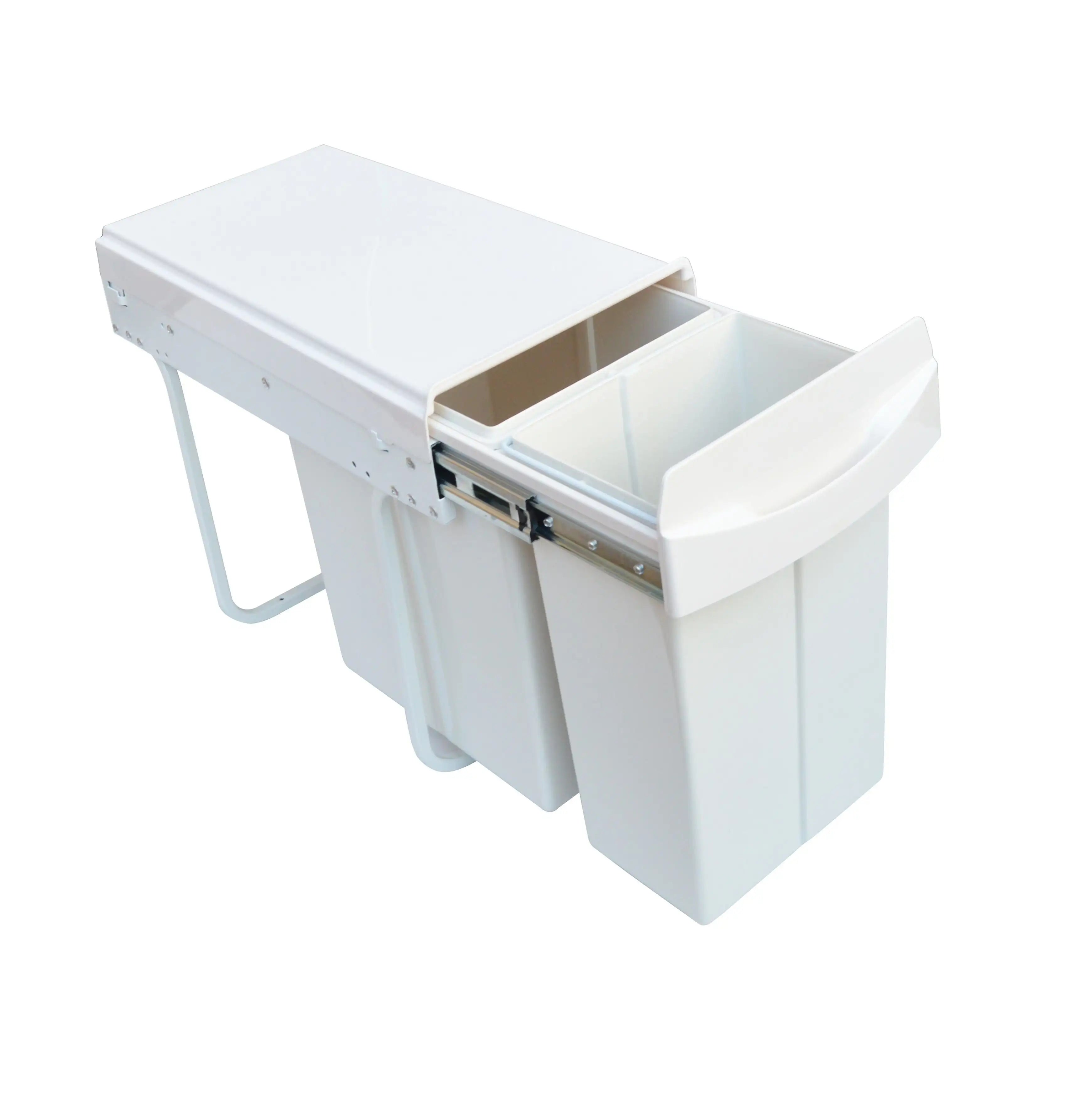 30L Pull-Out Dual Compartment Kitchen Bin – 10L + 20L for 300mm Cabinet
