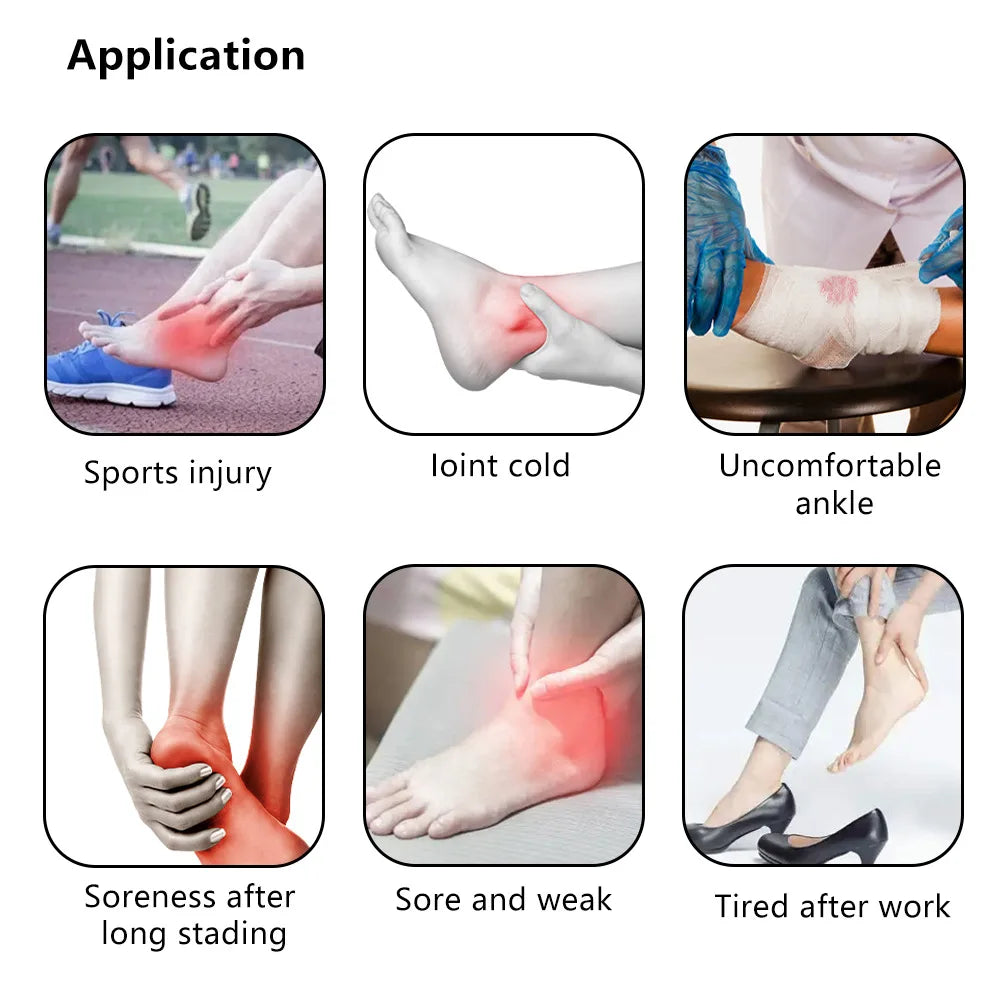 Rechargeable LED Heating Pad for Ankle Pain Relief