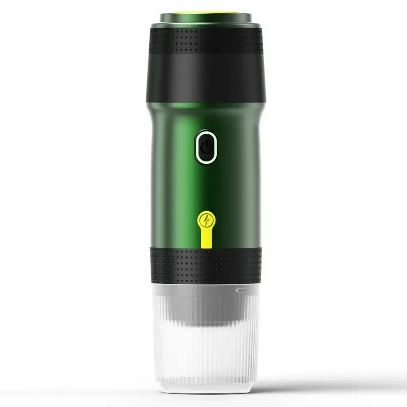 Portable Rechargeable Coffee Machine, USB Green Only USB Charging