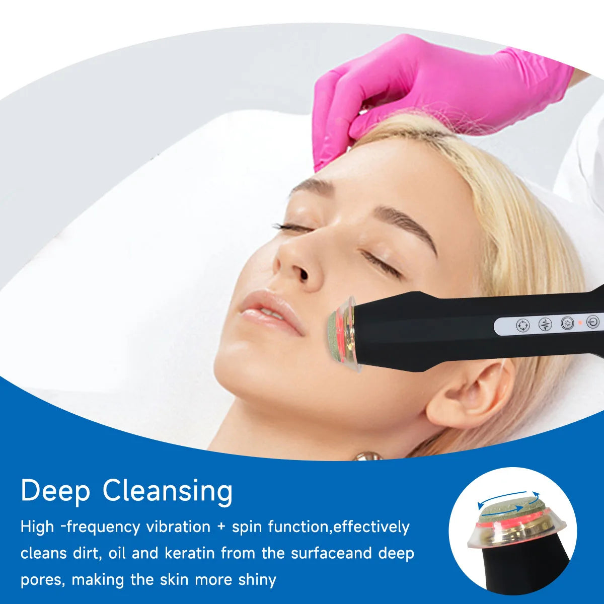 7-in-1 CO2 Bubble Oxygen Facial Machine with Retouch Kit