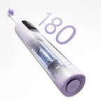 Smart Sonic Toothbrush with Display – 4 Cleaning Modes, 180-Day Battery, Travel Lock, Purple