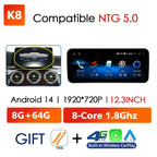 12.3" Android Auto GPS CarPlay Screen for Mercedes