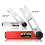 Electronic Digital Angle Finder 360° Rotating Protractor with Bubble Level for Precise Measuring
