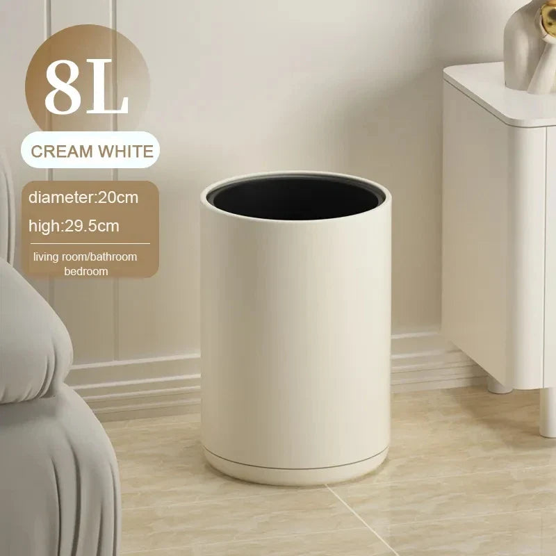 Open Top Metal Waste Bin 8L – Office & Bathroom Use