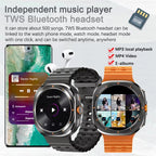 Waterproof 1.5" AMOLED Smartwatch with Voice Assistant & 100+ Sports Modes