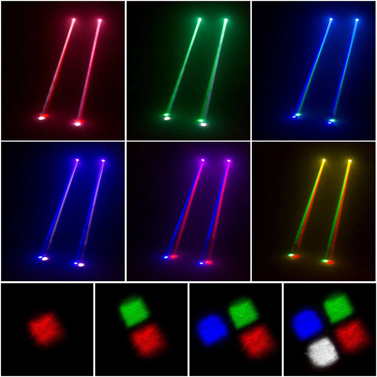 10W RGBW Mini Moving Head Light for DJ Stage Events