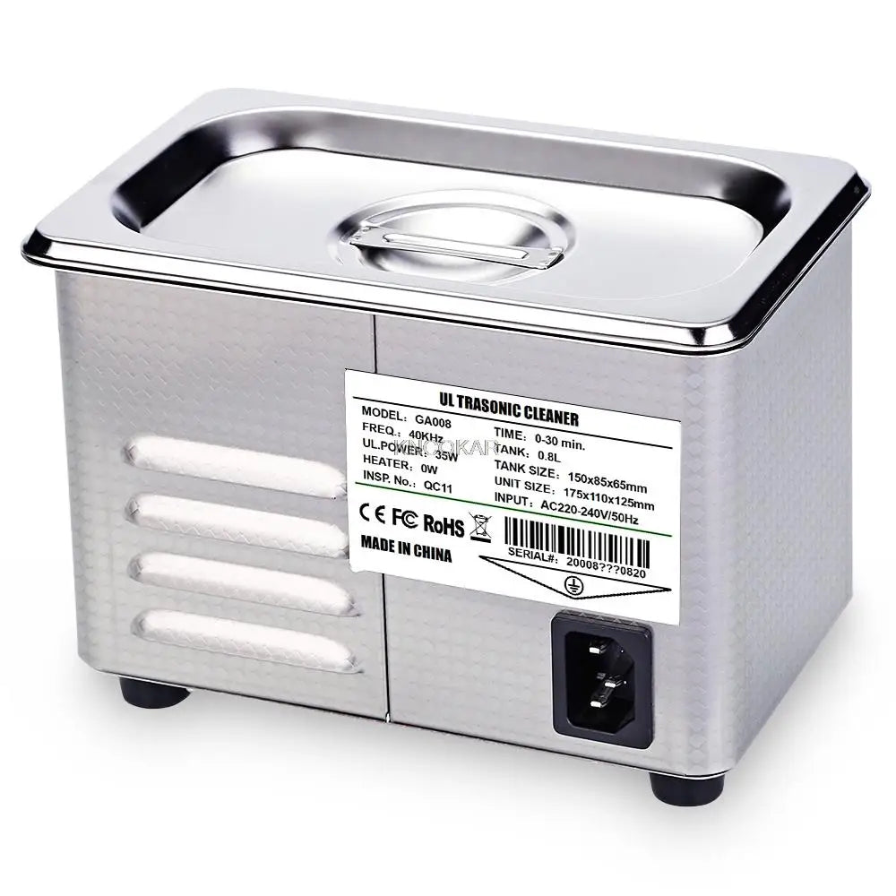 Portable Ultrasonic Cleaning Machine 50W for Eyewear, Jewelry and Accessories