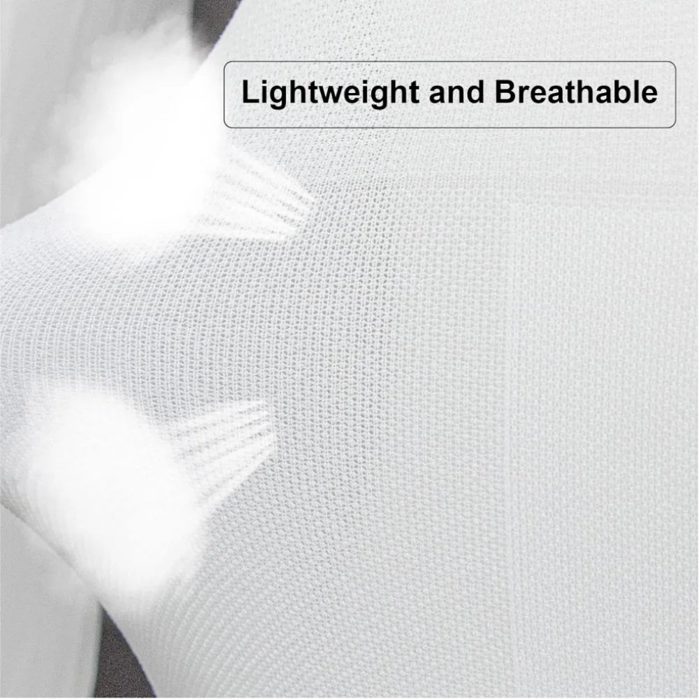 10PCS Disposable White Bodysuits Free Size, Breathable Suits for Vacuum Massage & Body Contouring