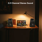 100W Home Theater Speakers with Optical and RCA Inputs