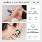 Rechargeable Mini Epilator for Face & Body Hair Removal - HR-515 GN
