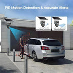 Outdoor 12MP 6K CCTV with Human Tracking & PTZ