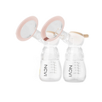 Rechargeable Breast Pump – 4 Flanges, 4400mAh Battery, Quiet Design, Orange