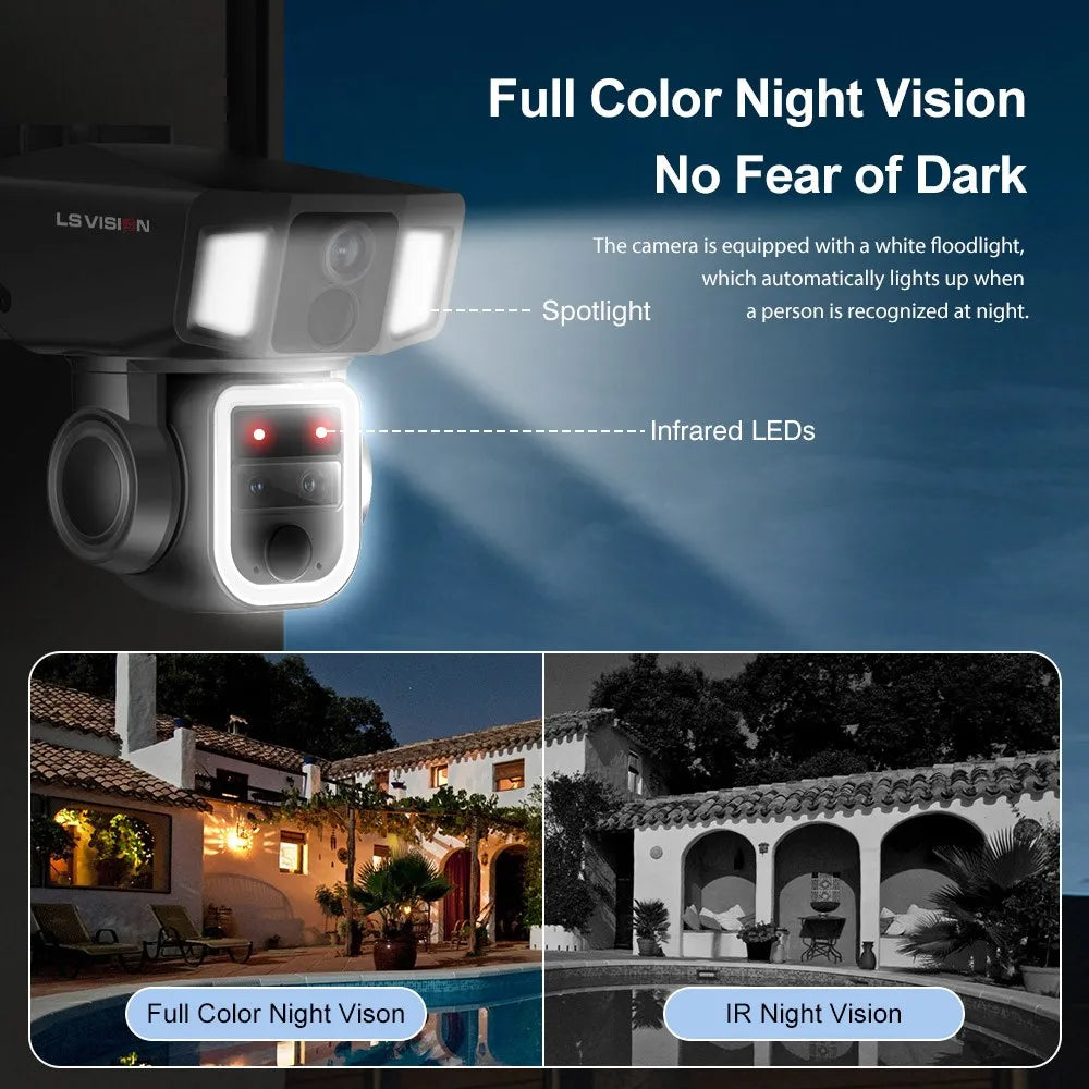 4G & WiFi Outdoor Solar Camera with Auto Tracking