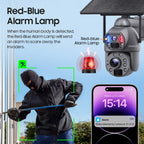 Wireless 360° Outdoor Camera with PIR and Night Vision