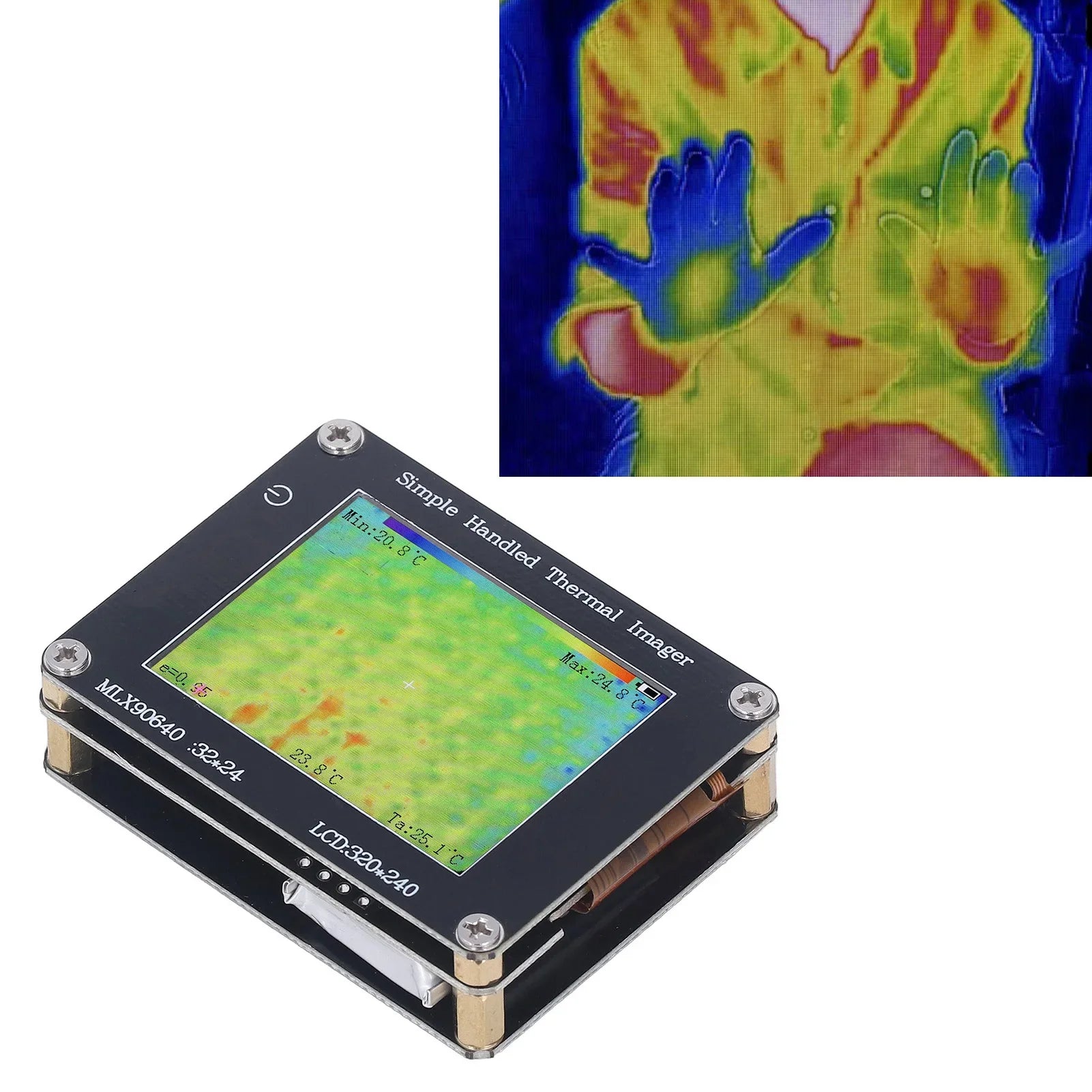 Multifunction Infrared Thermographic Camera with Wide Temp Range