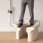 Portable Commode & Shower Chair Lightweight Water-Resistant Bath Stool for Seniors
