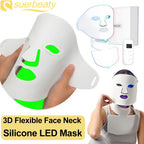 Anti-Aging LED Face & Neck Mask with Red Light – AU Plug