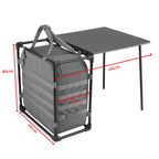 Durable Alloy Camping Table for BBQ, Hunting & Outdoor Use